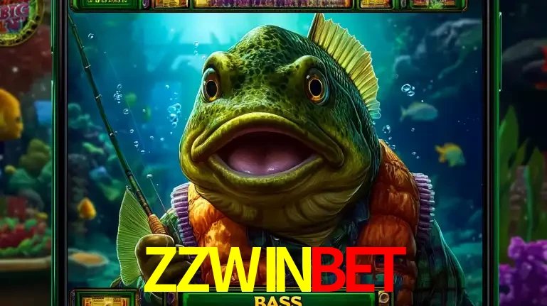 Personagem de peixe pescador do popular jogo de slot com tema de pescaria, uma das emocionantes opções de caça-níqueis para jogar e ganhar no cassino ZZWINBET.